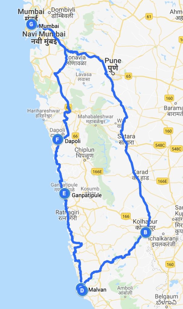 Konkan Road Trip from Mumbai